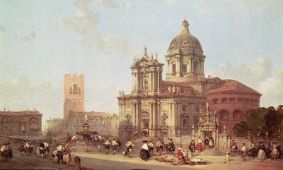 Kathedrale von Brescia, 1860 von David Roberts